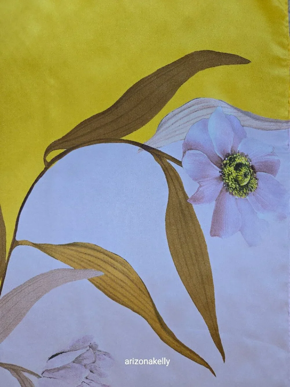 NWOT Ted Baker Silk Long Caitiee Cabana Scarf Hand Rolled Oblong Floral